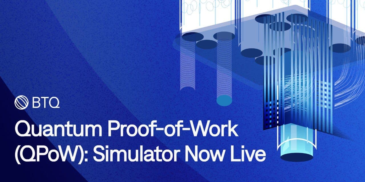 Quantum Proof-of-Work (QPoW): Simulator Now Live cover