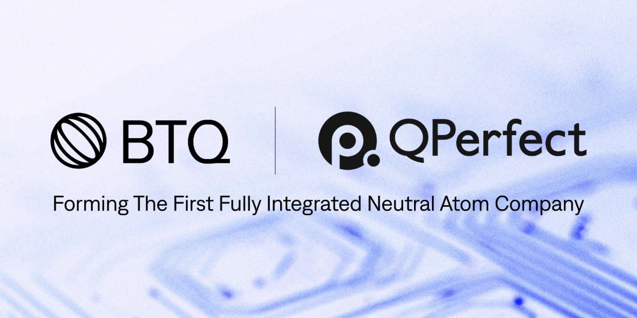 BTQ Exercises Option to Acquire QPerfect, a Leading Neutral Atom Computing Company, Strengthening BTQ as a Fully Integrated Quantum Company cover